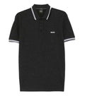 Dark Grey  Shirt Collar Polo 1