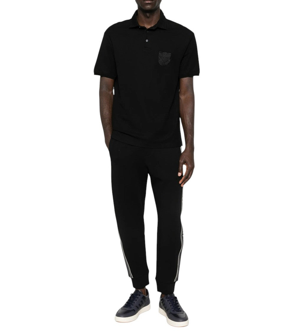 Black Shirt Collar Polo 4