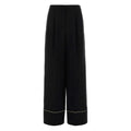 Black Tailored Pleated Pants 1