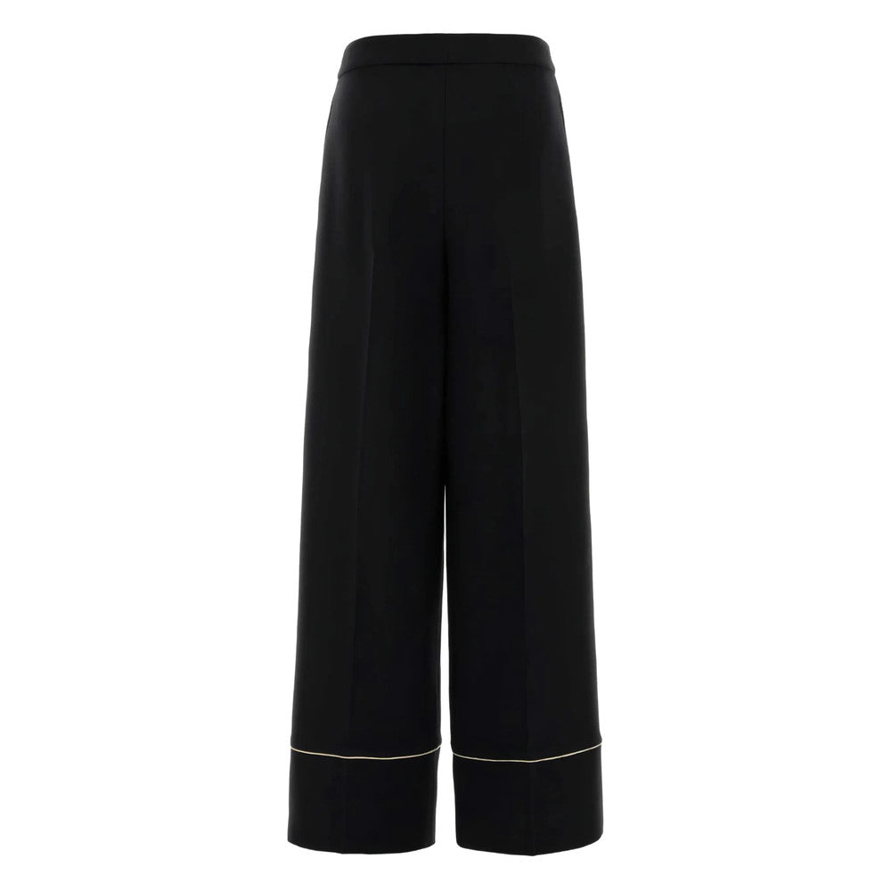 Black Tailored Pleated Pants 2