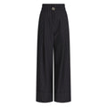 Black Tailored Pleated Pants 1
