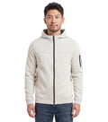 Light Beige Zip Up Hoodie 1