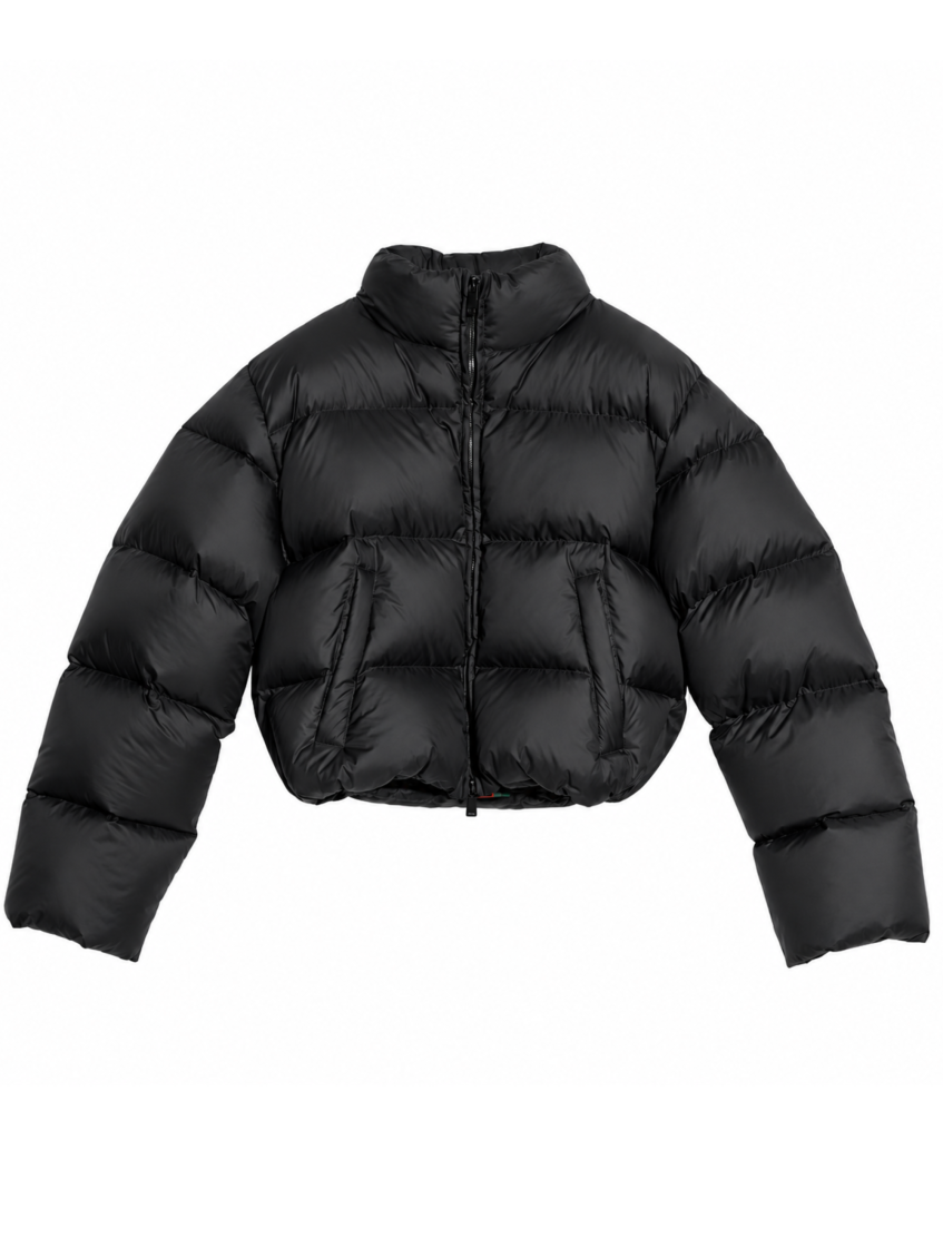 Black Quilted Jacket 1