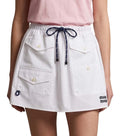 White Above Knee Skirt 1