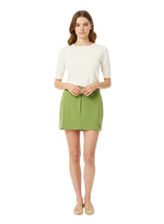Green Above Knee Skirt 1