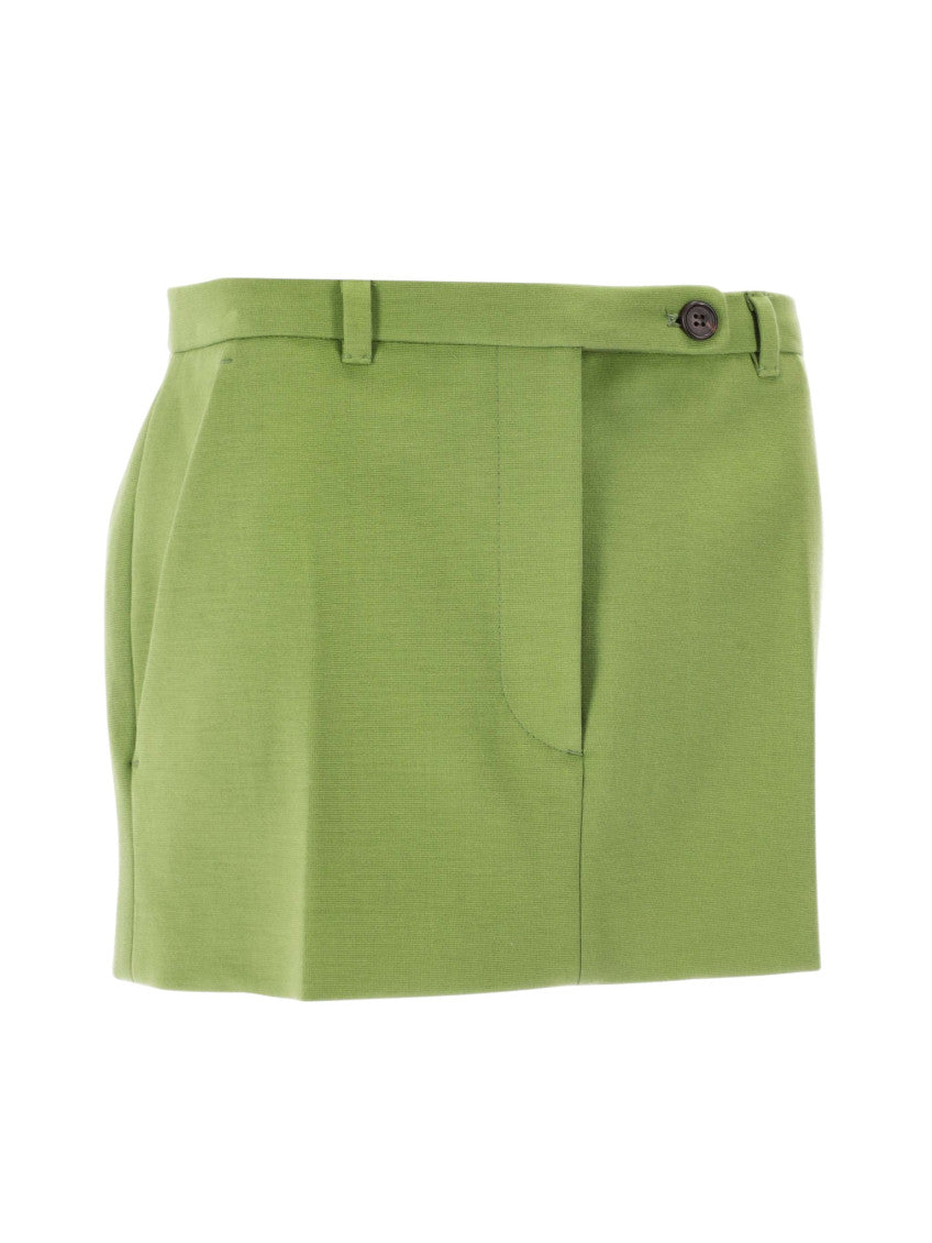 Green Above Knee Skirt 3