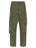 Green Tapered Cargos Pants 1