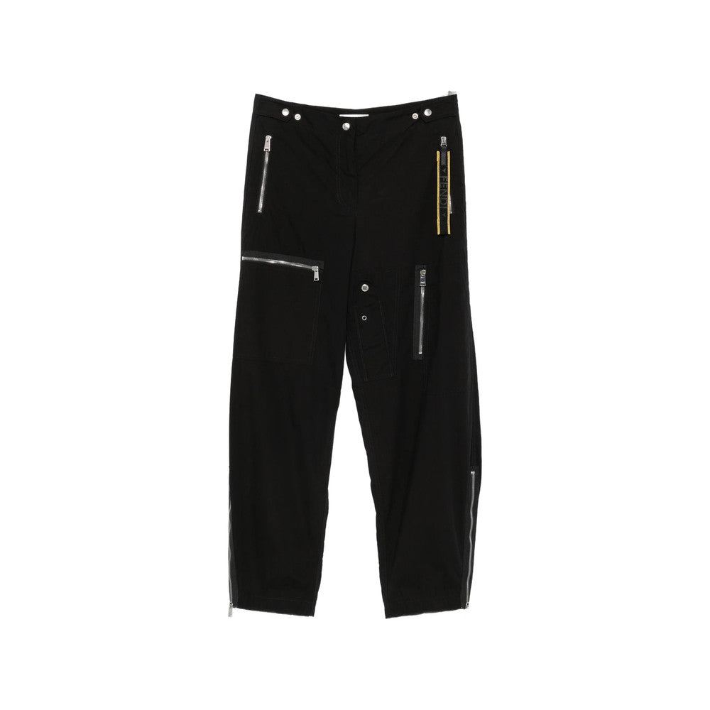 Black Loose Cargos Pants 1