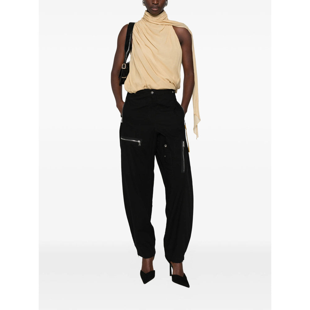 Black Loose Cargos Pants 4