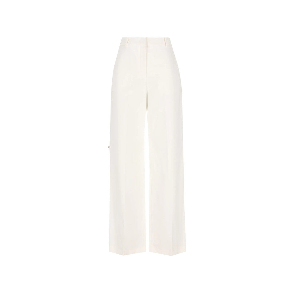 White Flat Front Pant 1