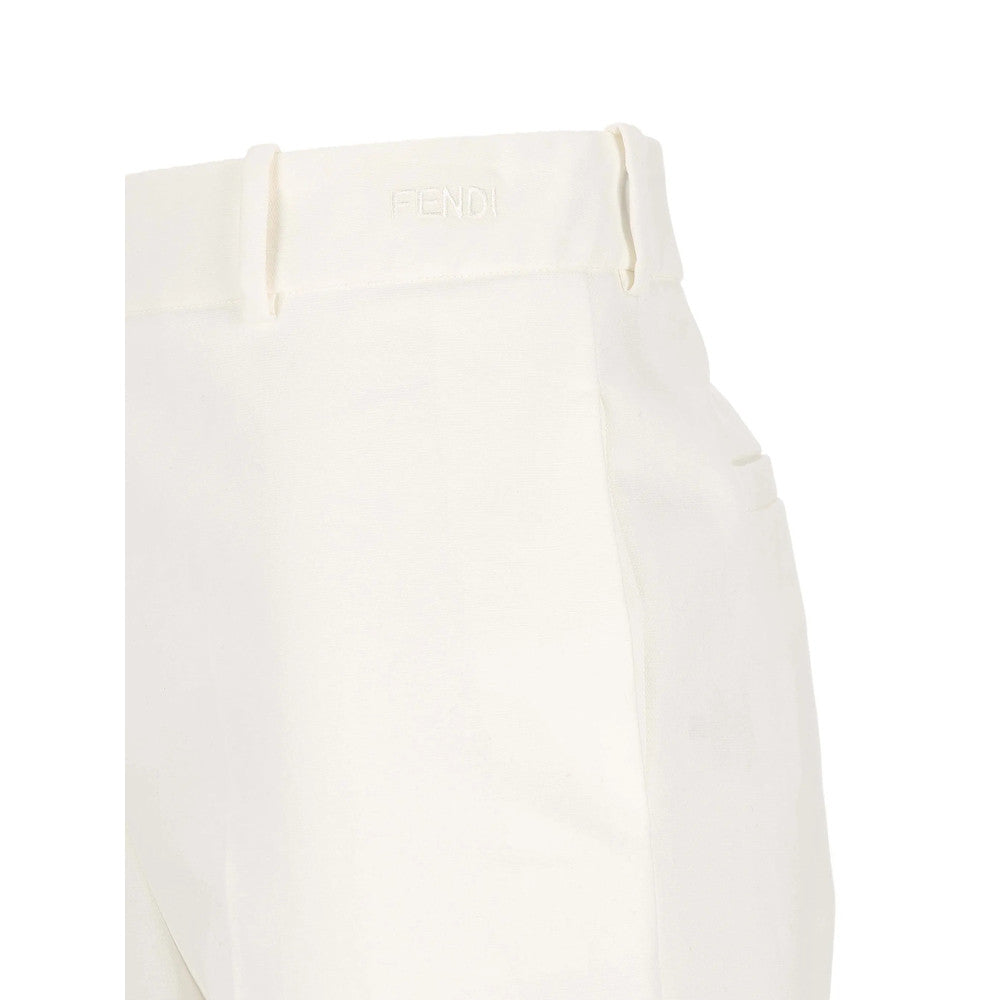 White Flat Front Pant 3