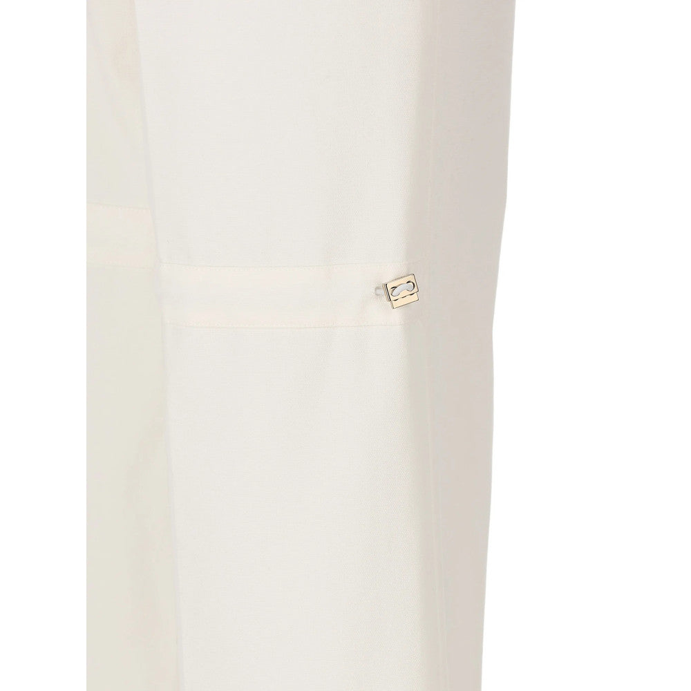 White Flat Front Pant 4