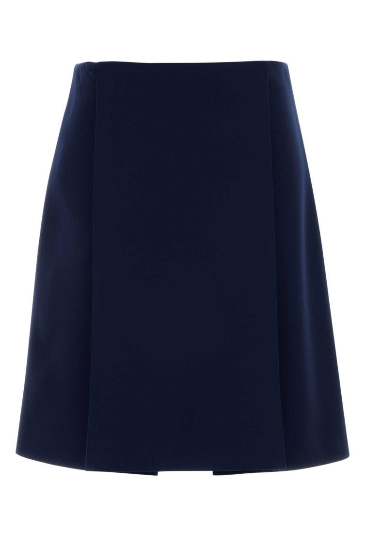Blue Above Knee Skirt 1