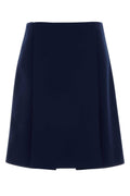 Blue Above Knee Skirt 1