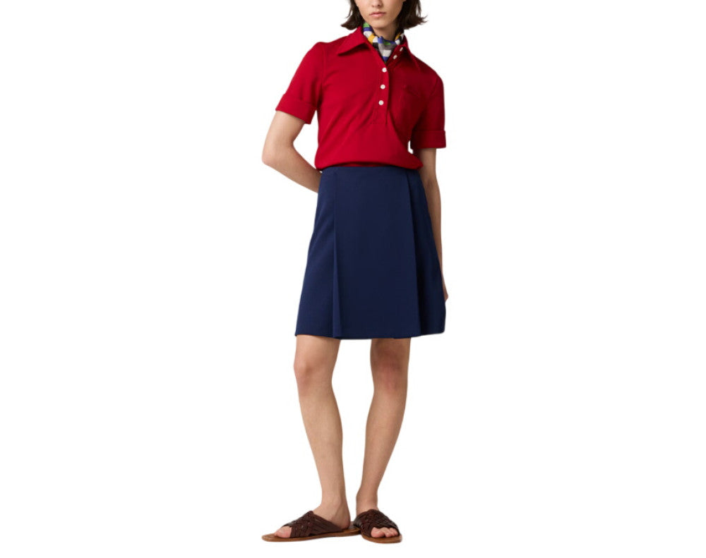 Blue Above Knee Skirt 3