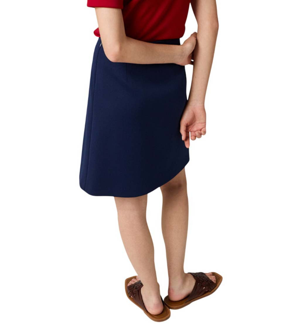 Blue Above Knee Skirt 4