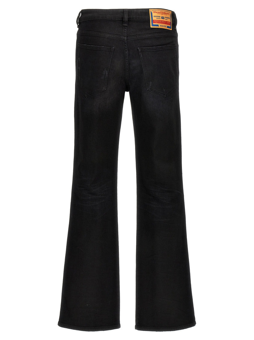 Black Mid Rise Jeans 2