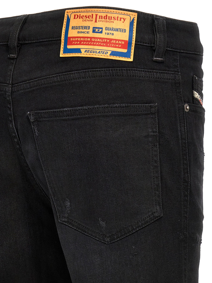 Black Mid Rise Jeans 4
