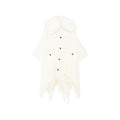 White Shawl Neck Sweater 1