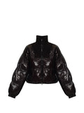 Black Quilted Jacket 1