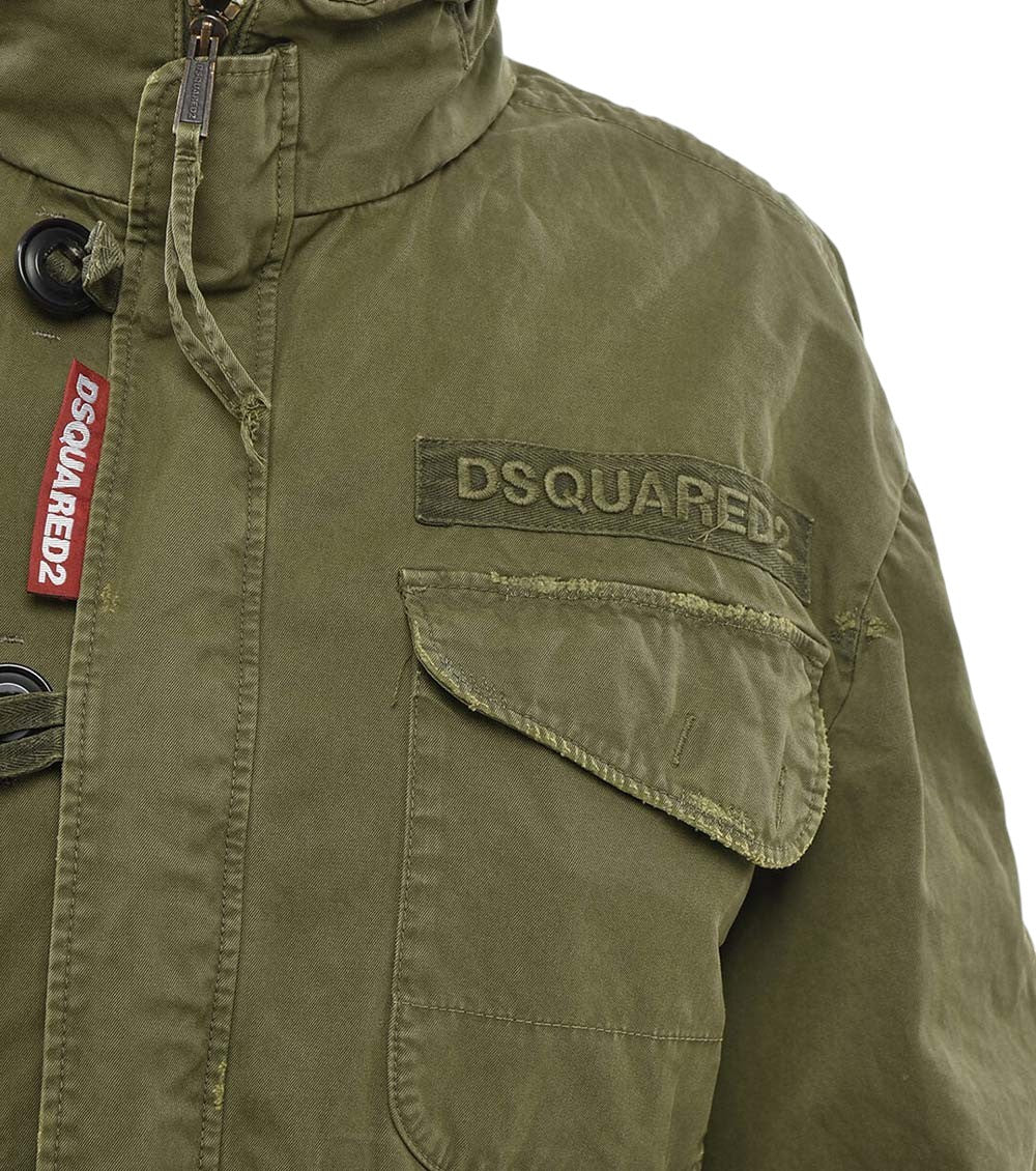 Green Mock Collar Jacket 3