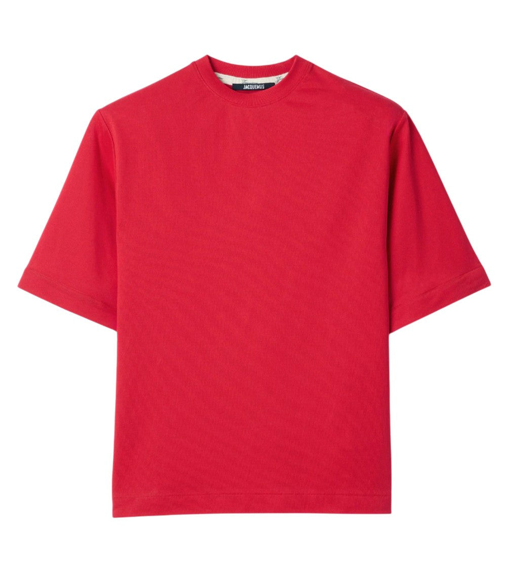 Red Crew Neck T-Shirt 1