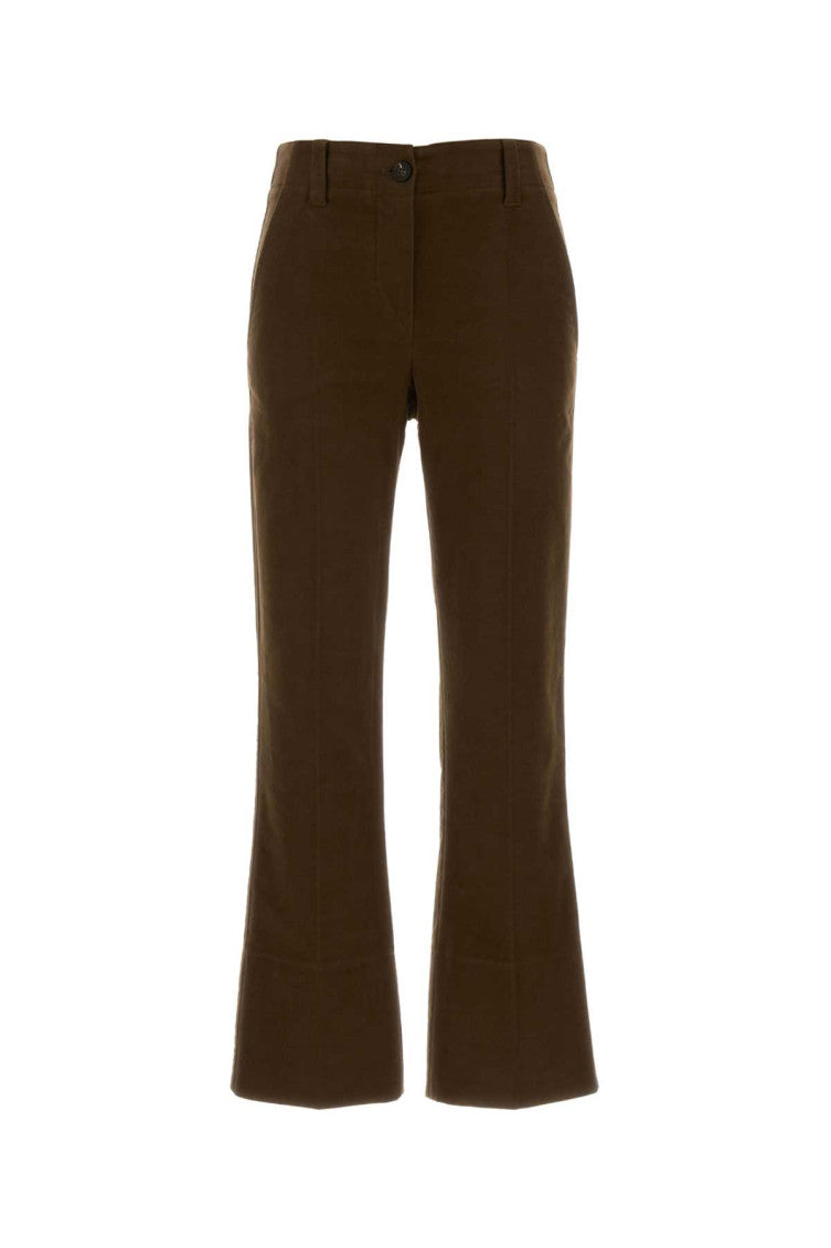 Brown Slim Bootcut Pant 1