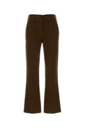 Brown Slim Bootcut Pant 1