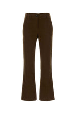 Brown Slim Bootcut Pant 1