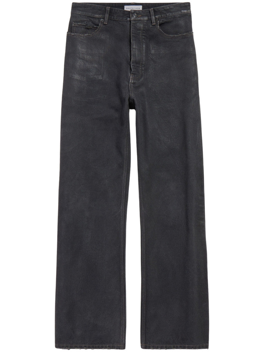 Black Mid Rise Jeans 1