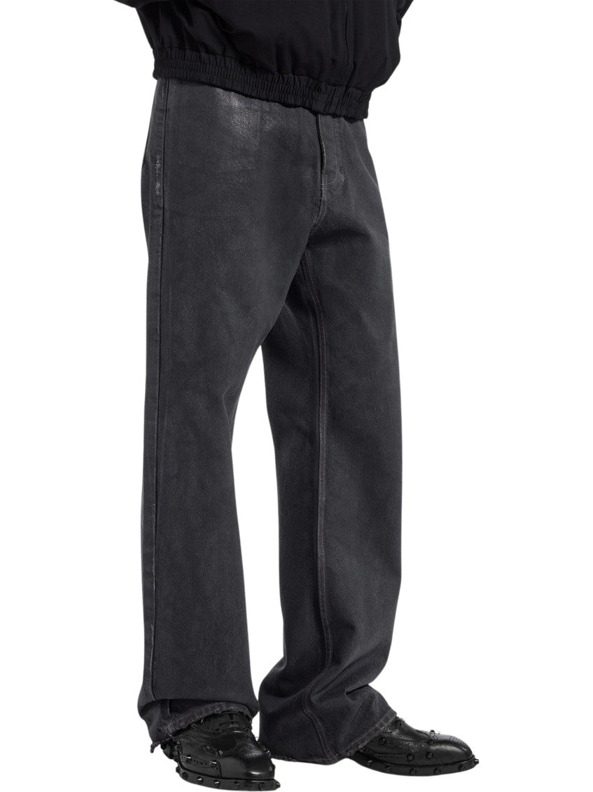 Black Mid Rise Jeans 2