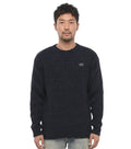 Dark Blue Knitted Sweater 1