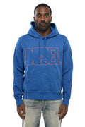 Blue Regular Logo Hoodie 1