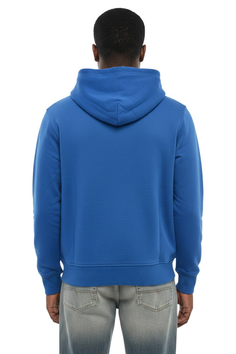 Blue Regular Logo Hoodie 2