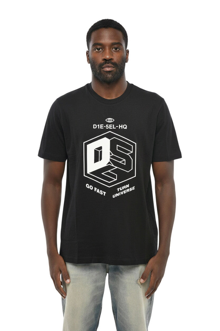 Black Crew Neck T-Shirt 1