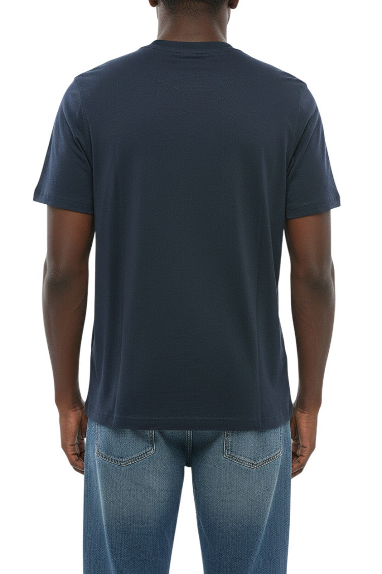 Navy Blue Graphic T-Shirt 2