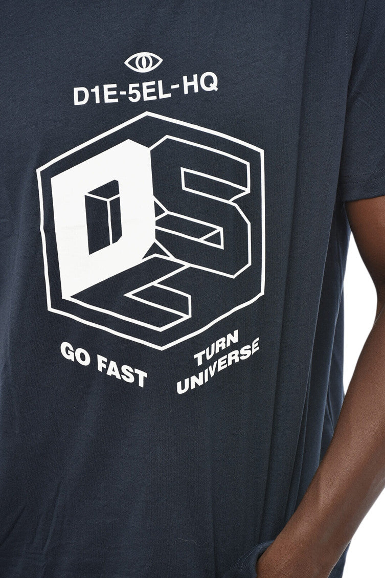 Navy Blue Graphic T-Shirt 3