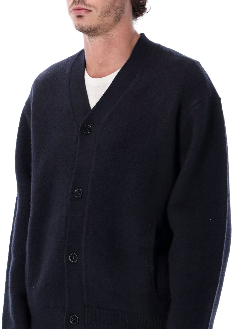 Dark Navy V Neck Cardigan 3