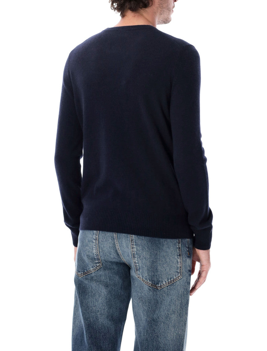 Navy Crew Neck Sweater 2