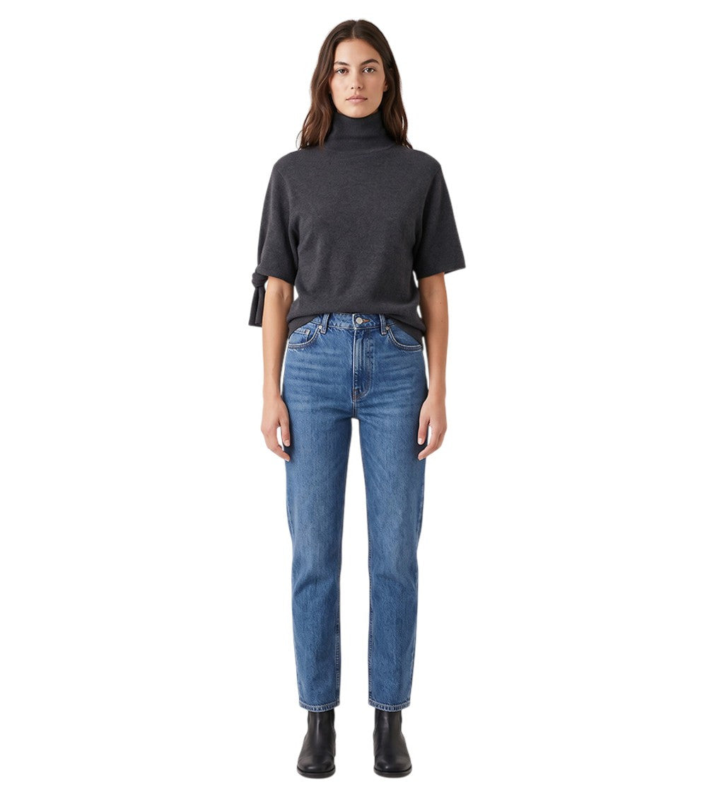 Grey Turtle Neck Sweatshirt 2