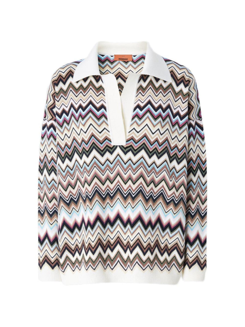 Multicolor Chevron Polo 1
