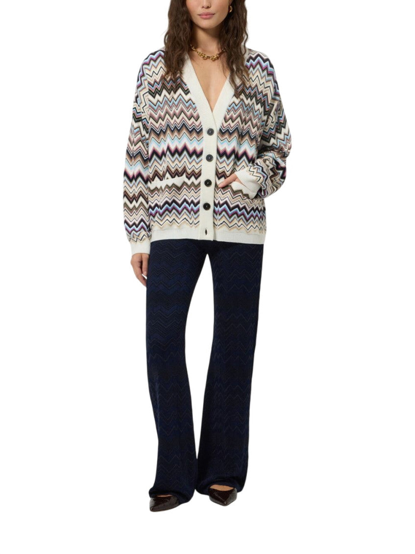 Multicolor Chevron Cardigan 2
