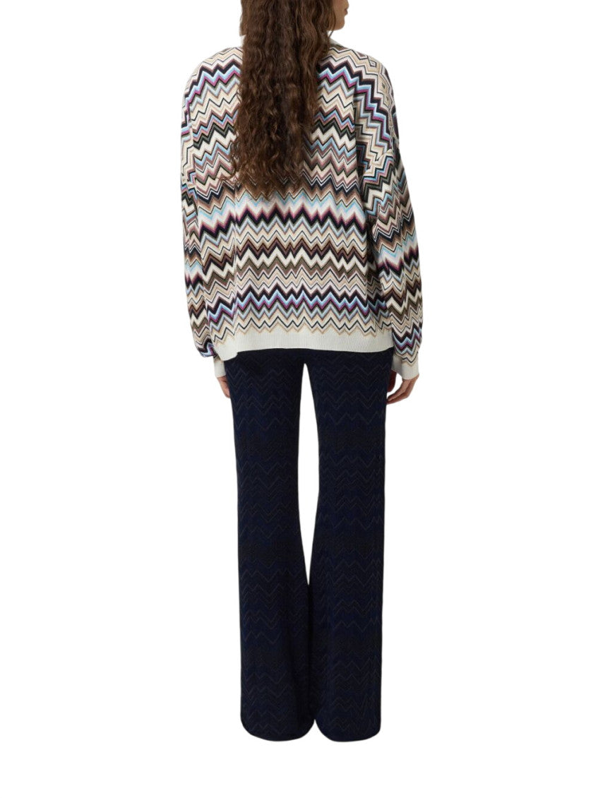 Multicolor Chevron Cardigan 3