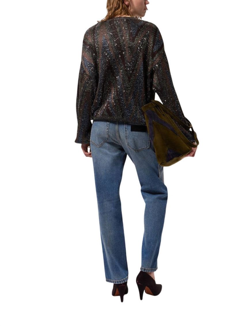 Multicolor V Neck Cardigans 3