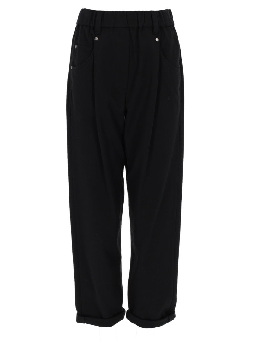Black Carrot Pleated Pant 1