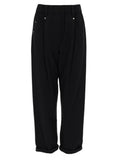Black Carrot Pleated Pant 1