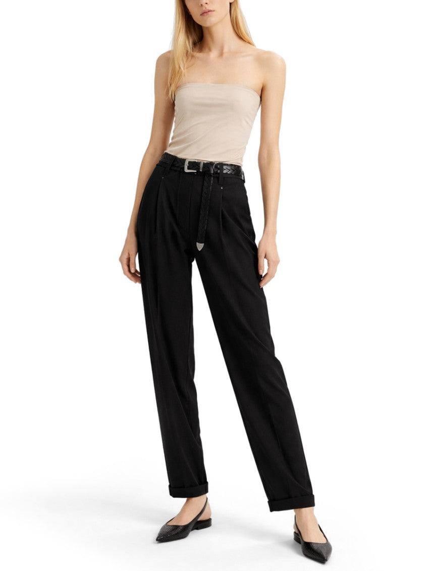 Black Carrot Pleated Pant 2