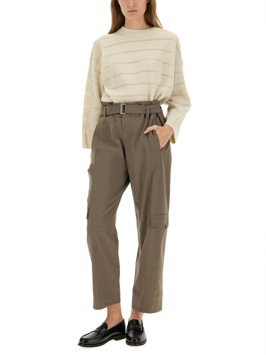 Brown Straight Cargos Pant 2