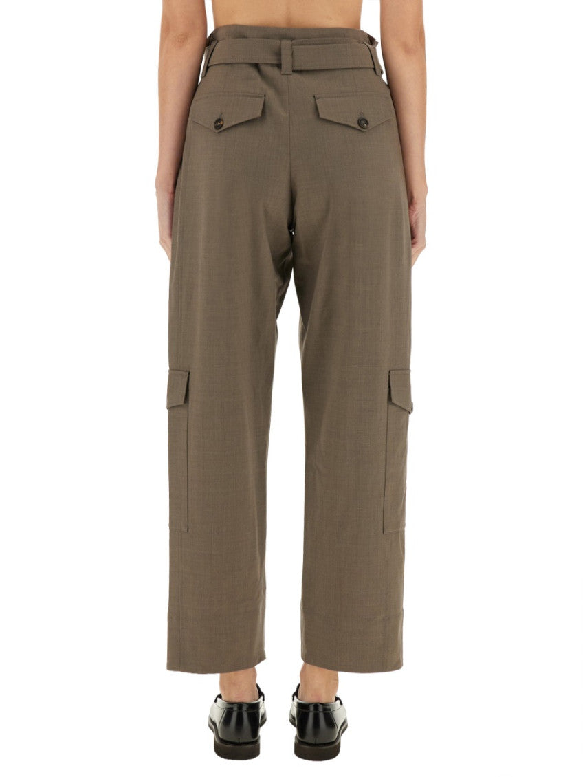Brown Straight Cargos Pant 3