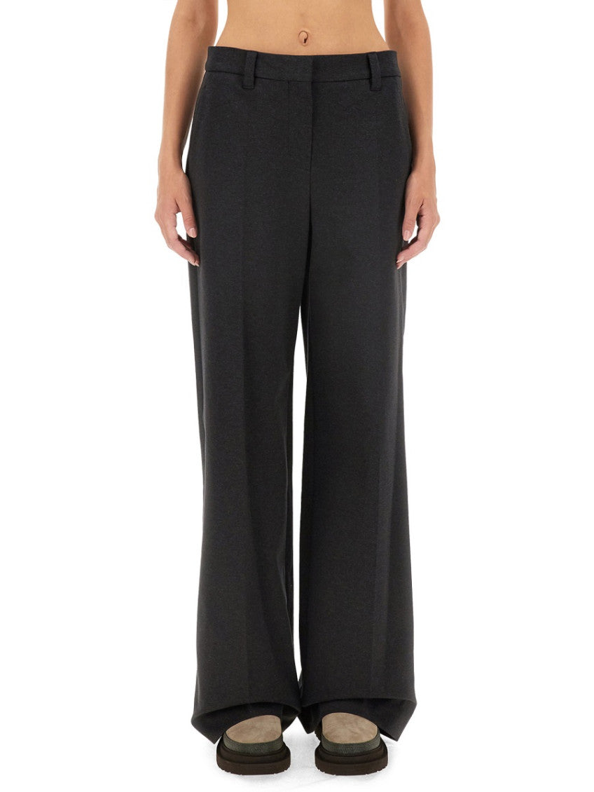 Black Flat Front Pants 1